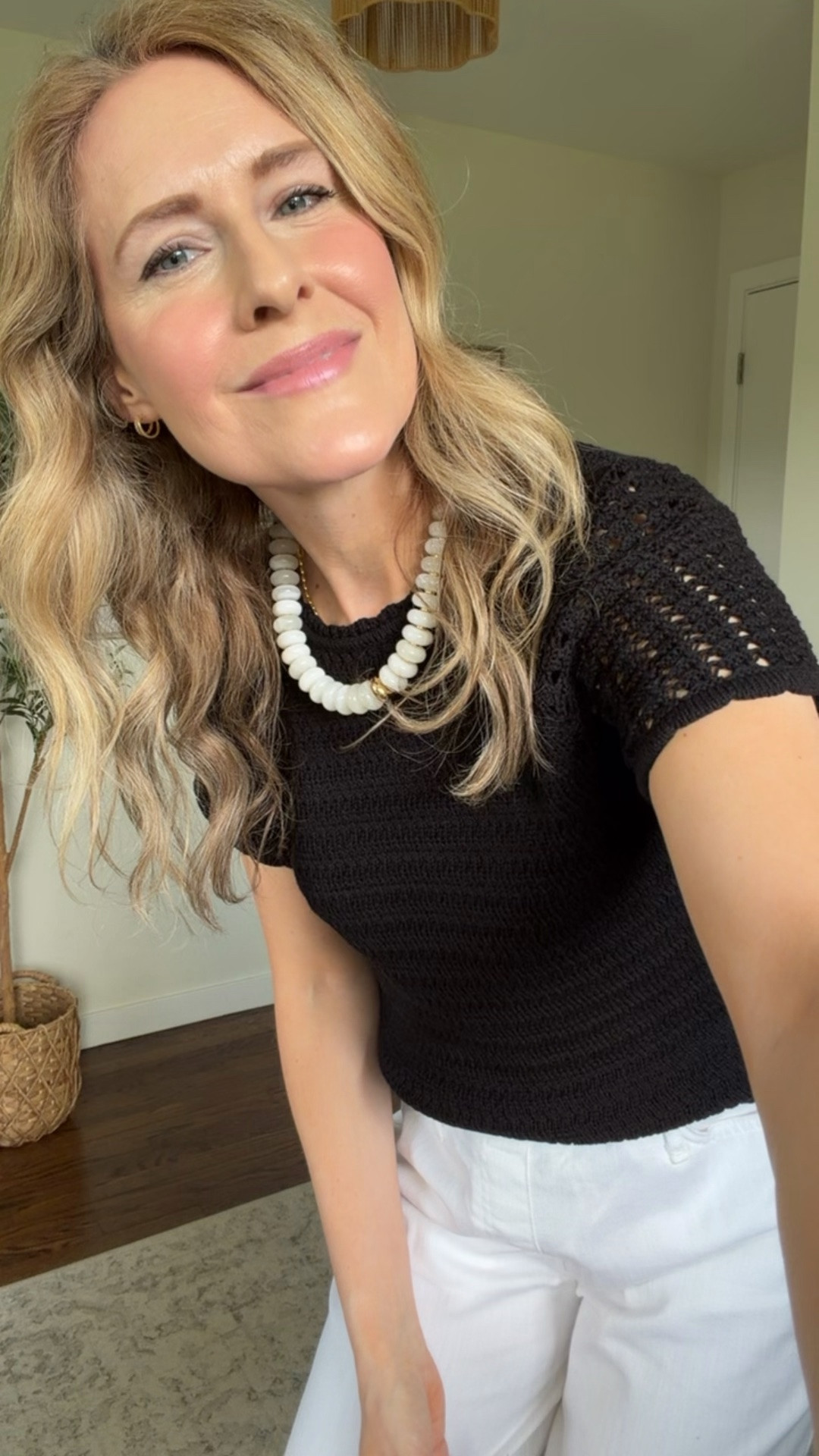 Textured short sleeve sweater looks expensive also comes in ten fits tts I’m a small. #walmartfashion

#LTKOver40