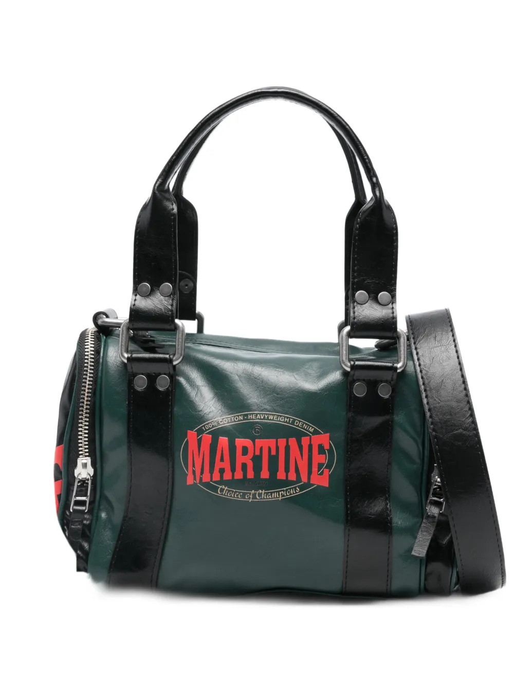 Martine Rose logo-detail tote bag - Green | Farfetch Global
