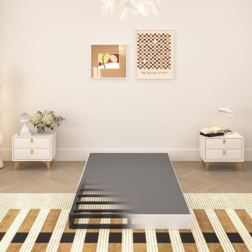 TROZULER 5 Inch Twin Box Spring, Heavy Duty Metal Mattress Foundation, 2500 lbs Capacity, Low Profile, Noise-Free, Easy Assembly with Fabric Cover | Amazon (US)