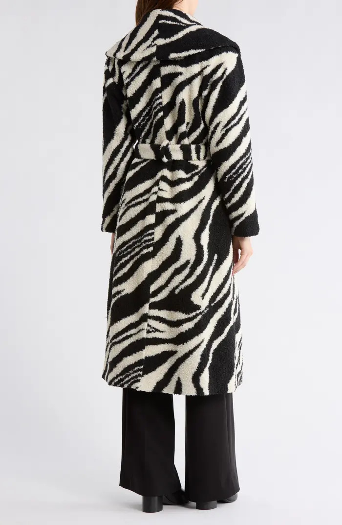 Elea Zebra Stripe Coat | Nordstrom Rack