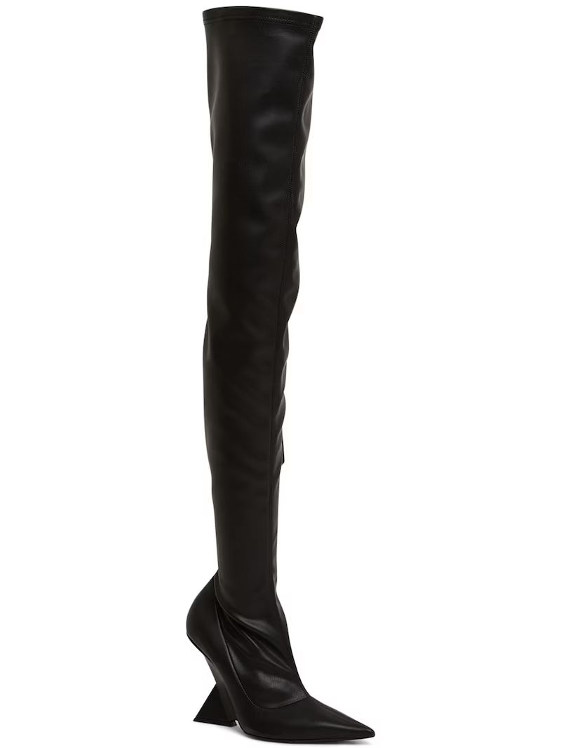 105mm Cheope faux leather thigh boots | Luisaviaroma