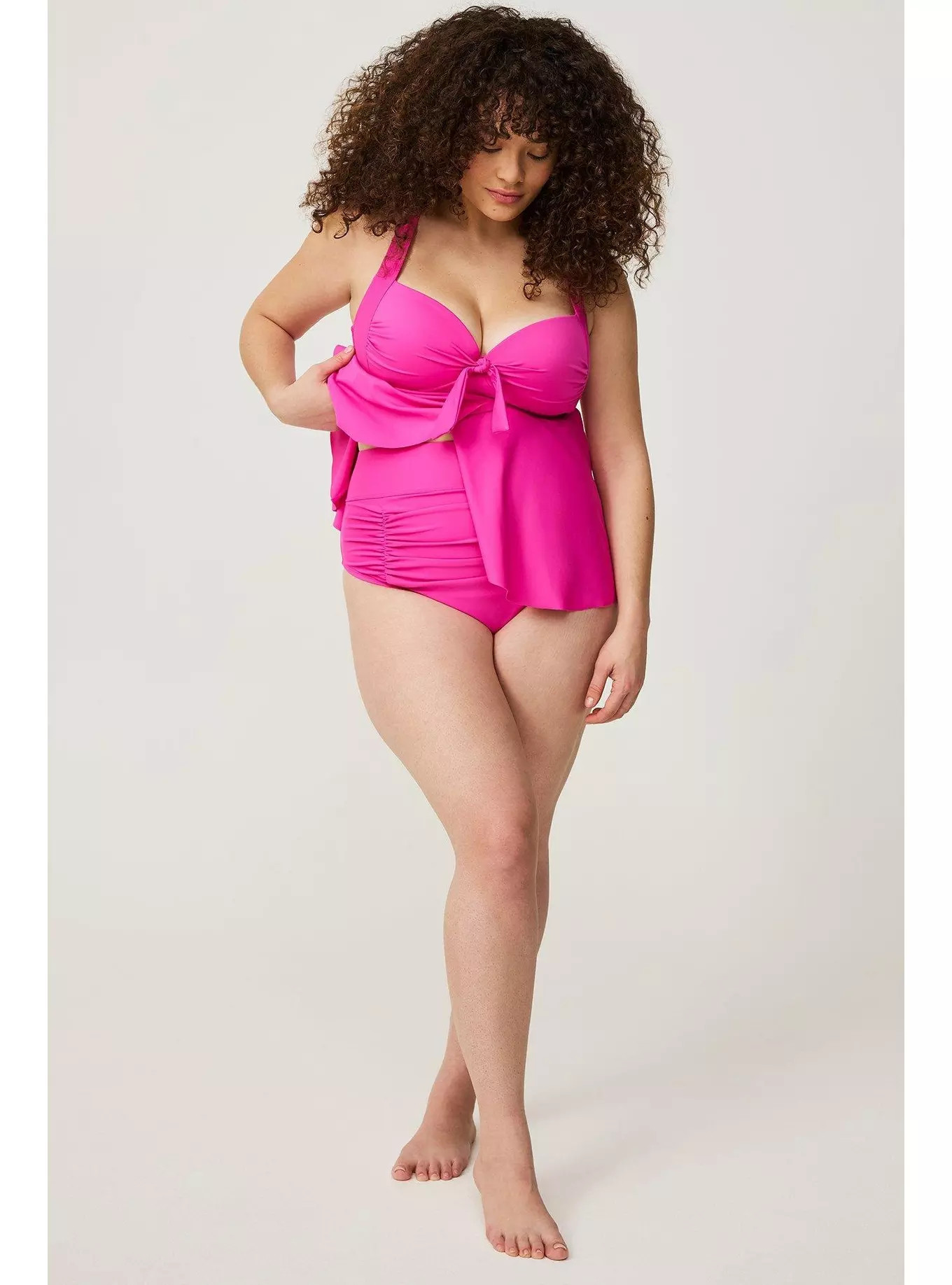 High-Waist High Leg Cheeky Swim Bottom | Torrid (US & Canada)