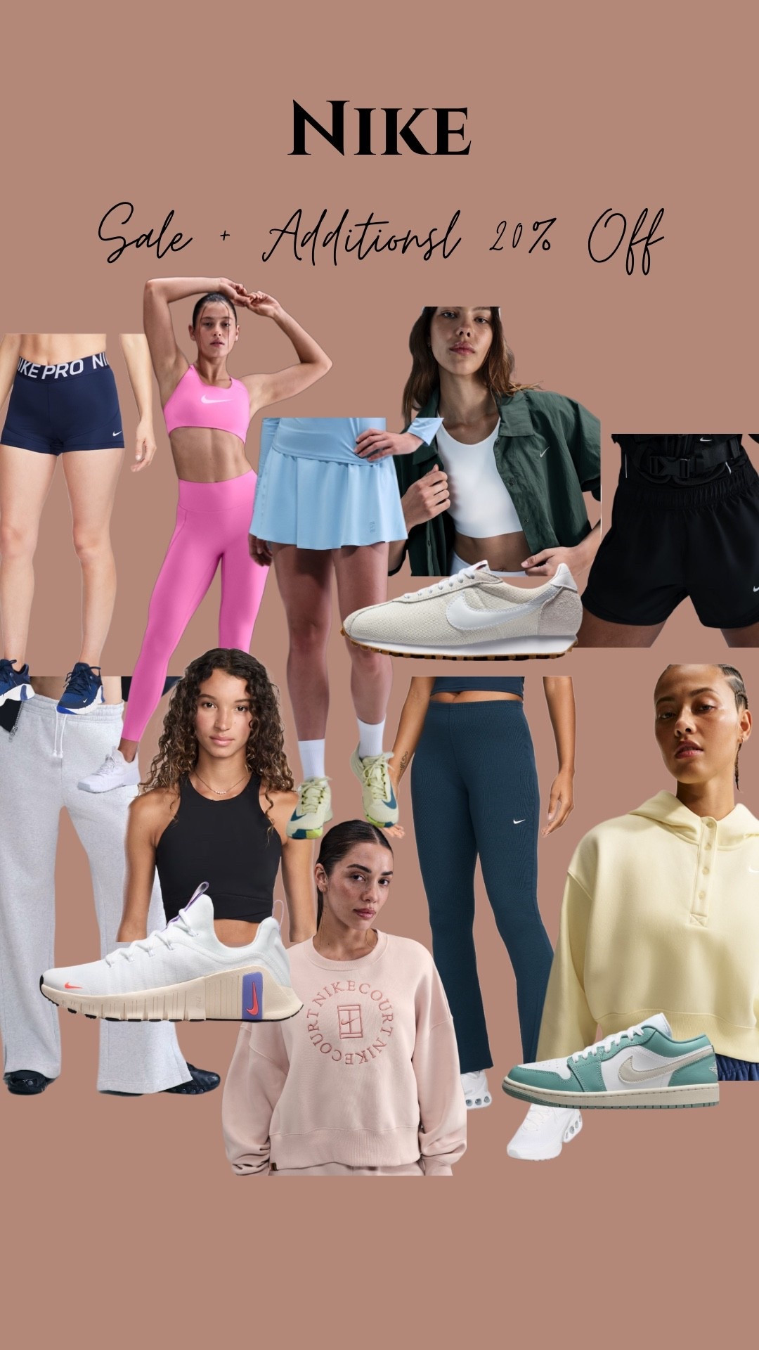 Nike Sale 


Affordable women’s fashion. Trending women’s athletic wear and shoes on sale.

#LTKmomlife #LTKSeasonal #LTKfitnessgoals