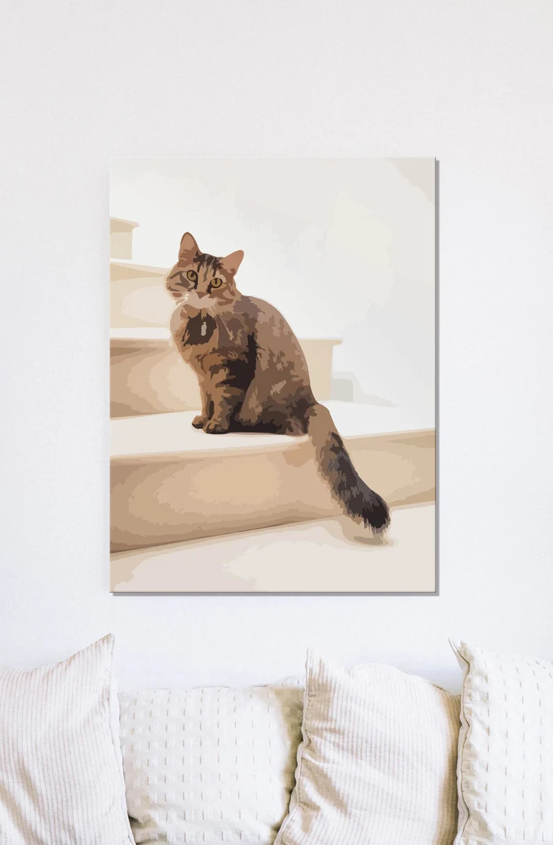 Custom Paint by Number, Paint by Numbers Kit, Paint your Photos, Oil Painting, Canvas Wall Art, 2... | Etsy (US)