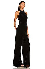 1. STATE Velvet Jumpsuit in Rich Black from Revolve.com | Revolve Clothing (Global)