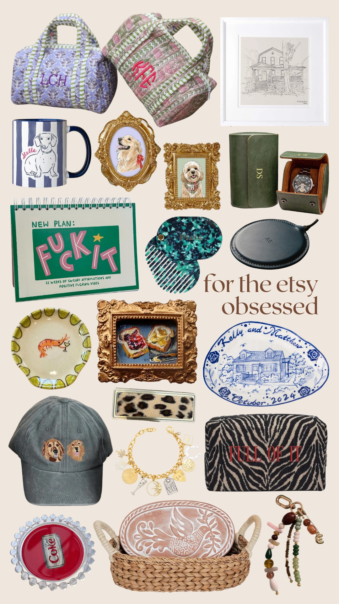 Gift guide for the Etsy obsessed 

 #LTKGiftGuide #LTKHoliday #LTKFindsUnder50