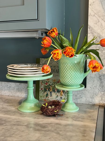I love to decorate with jadeite, especially for Spring! The adorable gardening book is one of my favorites! It’s such a great book for displaying!

#LTKunder50 #LTKhome #LTKFind