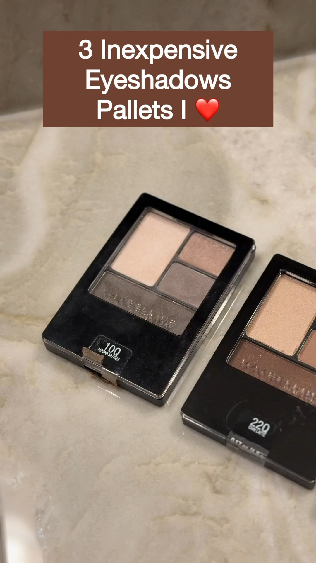 3 inexpensive eyeshadow palettes I’ve been loving lately — all from Maybelline and all under $10!

✨ Mocha Motion – Soft taupes and mauves for an everyday neutral look.
✨ Chai Latte – Warm browns and golds that blend beautifully for fall.
✨ Sunlit Bronze – Perfect shimmer shades for a golden glow.

Affordable, blendable, and so easy to wear — proof you don’t need to spend a lot for gorgeous eye looks.

#LTKFindsUnder50 #LTKStyleTip #LTKBeauty