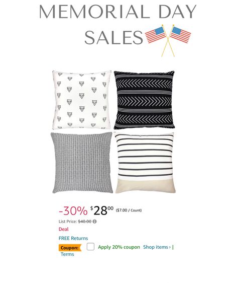 Amazon Memorial Day Weekend sale favorites!  This pillow combo is at an amazing price!!

#LTKhome #LTKsalealert #LTKFind