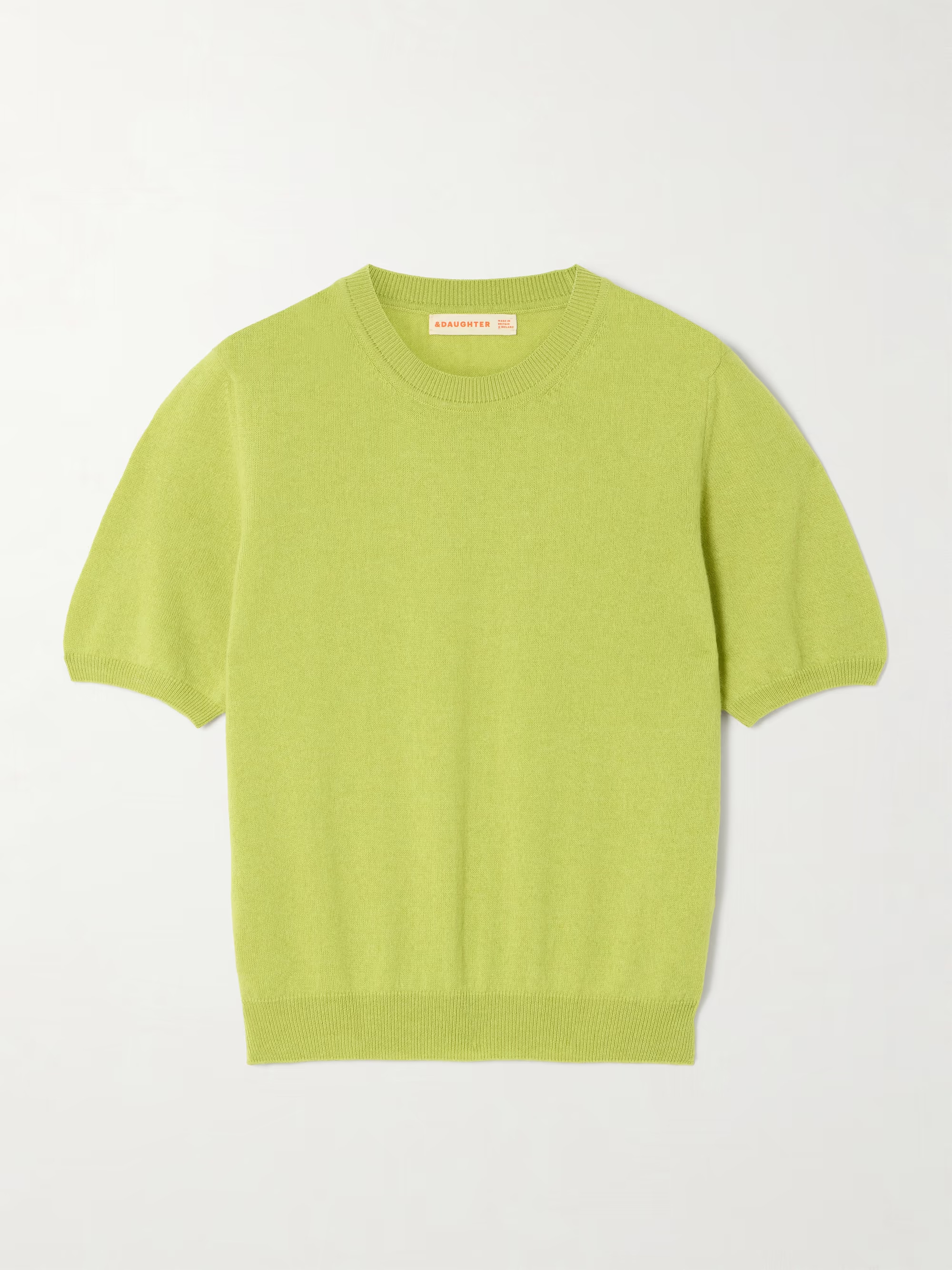 Emer cropped cashmere and cotton-blend T-shirt | NET-A-PORTER (US)