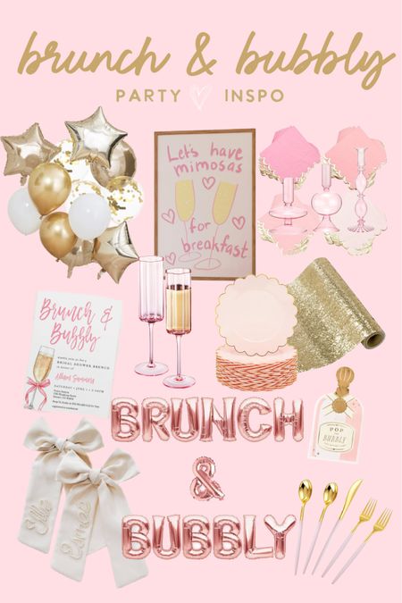 Brunch & Bubbly Party Ideas 🥂 #party #bridalshower #brunch #bubbly 

#LTKparties #LTKSeasonal #LTKhome