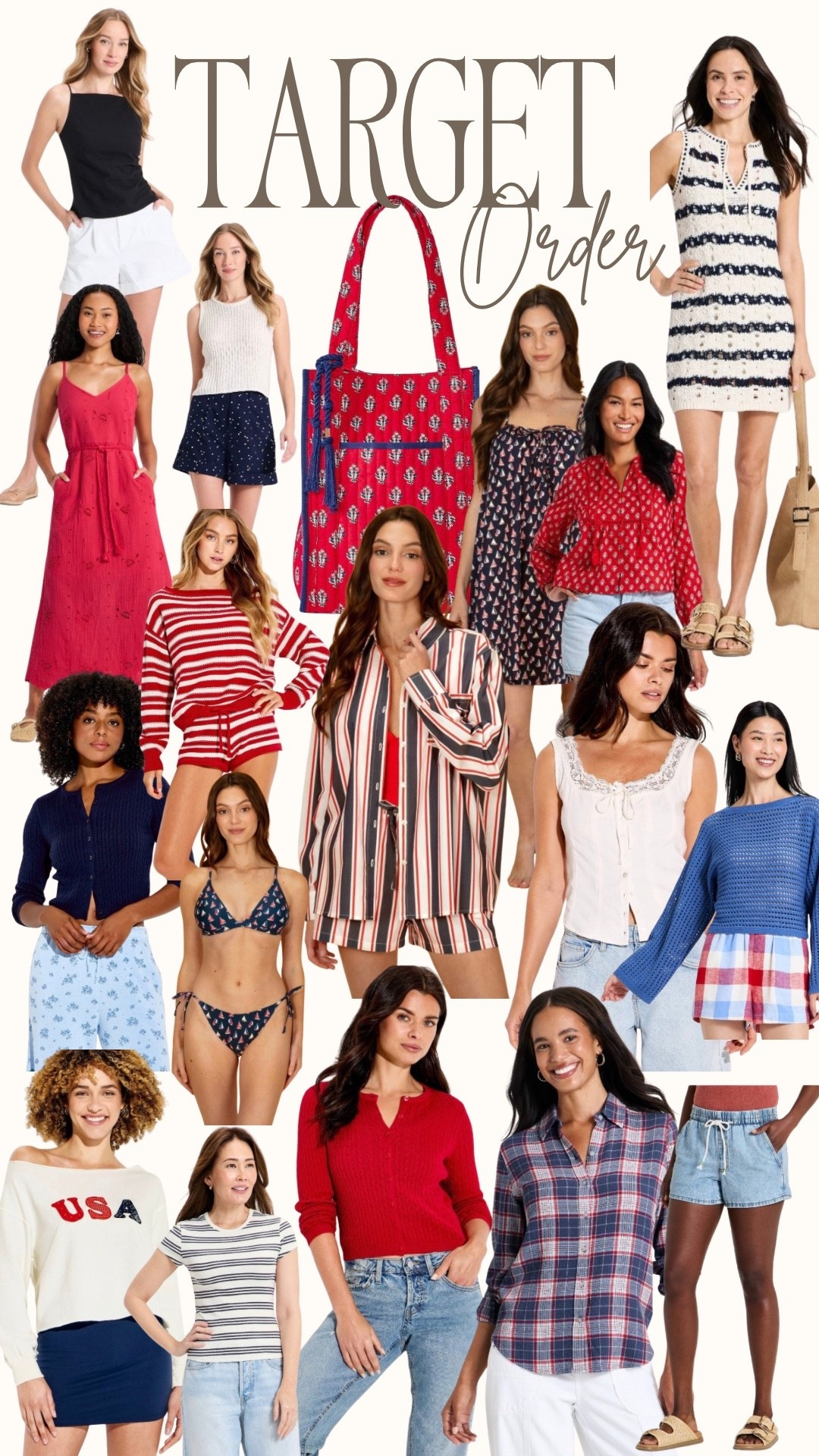 My latest @Target order for summer👏🏼👏🏼 Americana

#LTKootd #LTKSeasonal #LTKSaleAlert