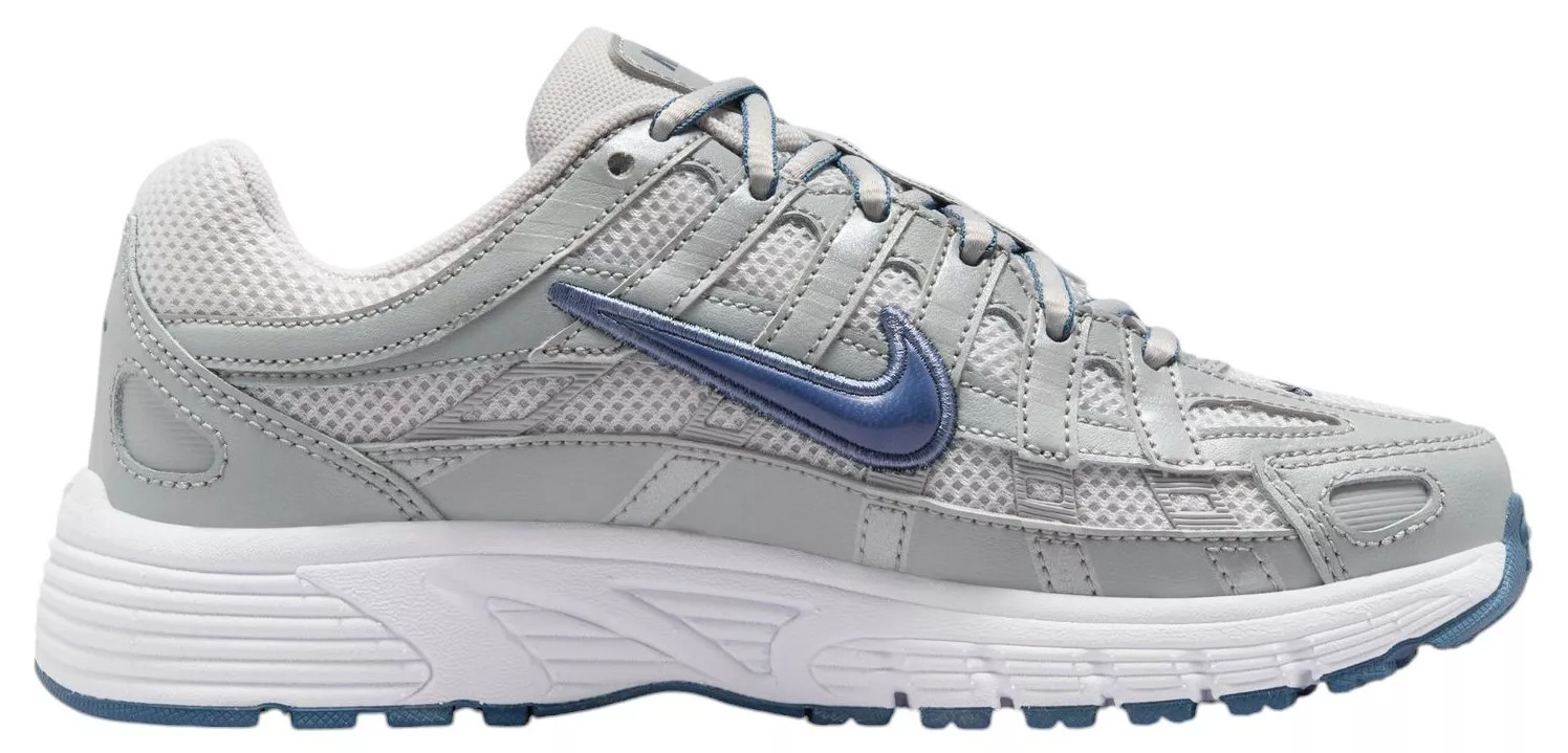 Nike Kids' Grade School P-6000 Shoes, Size 6.5, Grey/Blue | DICK'S Sporting Goods