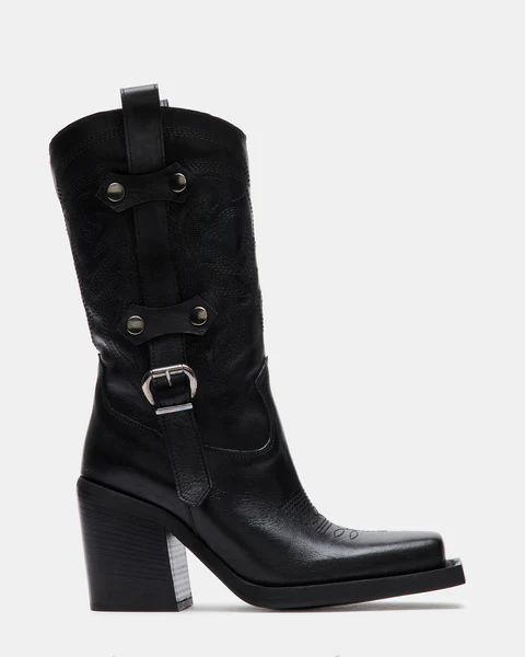 JERICA BLACK LEATHER | Steve Madden (US)