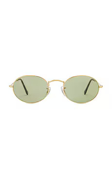 Ray-Ban Oval Sunglasses in Arista from Revolve.com | Revolve Clothing (Global)