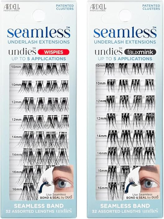 Ardell Seamless Extensions Refill Kit, Wispies And FauxMink Combo Pack, 32 Assorted Lengths False... | Amazon (US)