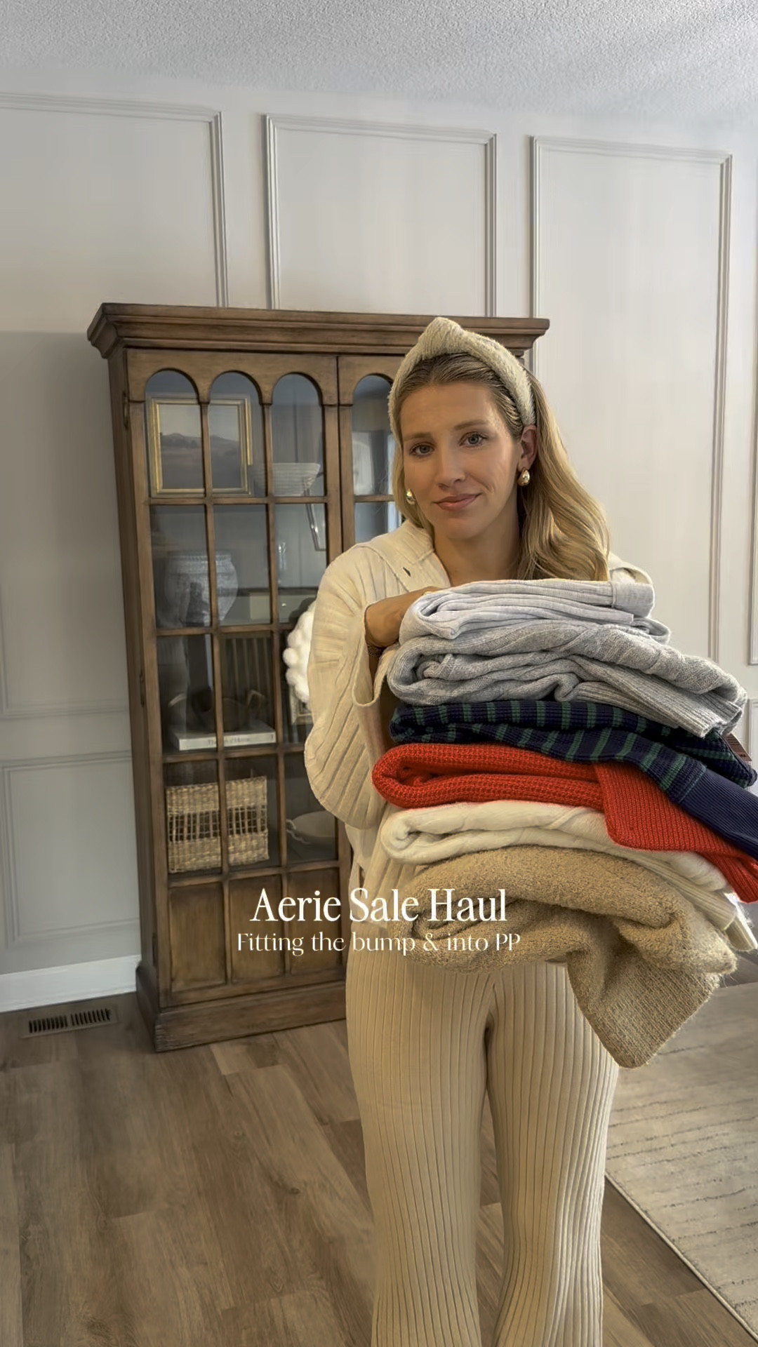 Snagged THE BEST lounge pieces from the Aerie sale to get me through third tri and into PP🤌🤝😍

#LTKBump #LTKStyleTip