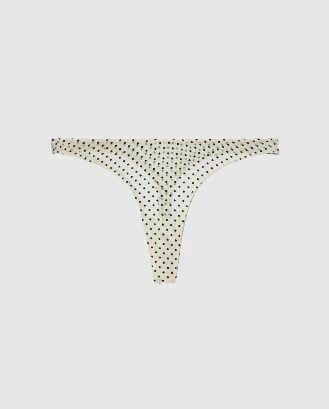 Mesh Thong Cream/Black | Understatement