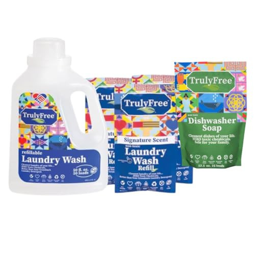 TRULY FREE - Laundry Detergent with Refill + Auto Dishwasher Soap | Amazon (US)