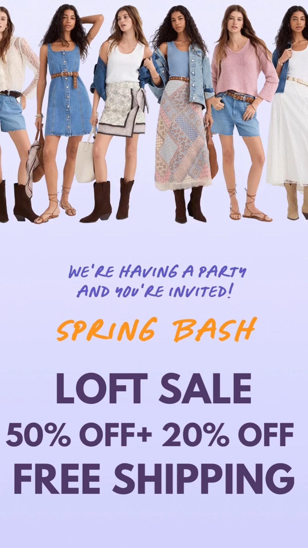 SALE at LOFT ‼️ SAVE 50% OFF plus an additional 20% OFF + FREE Shipping…  Click any product photo to Shop + SAVE!! Would be so appreciated 😍 

Workwear - Date Night - Office Outfit - Seasonal- Shoe Crush - Resort Wear - Dress - Dinner Date 
- Travel - Boots - Cowboy 🤠 Western Wear - Business Casual- Lounge Sets - Pajamas- - Jackets - Denim Dress - Wedding

Follow my LTK @fashionistanyc on the @shop.LTK app to view this post and get my exclusive app-only content!

#liketkit #LTKgrwm #LTKdayinmylife #LTKootd #LTKTravel #LTKSaleAlert #LTKWorkwear #LTKPetite #LTKSeasonal
@shop.ltk
https://liketk.it/64nHR
