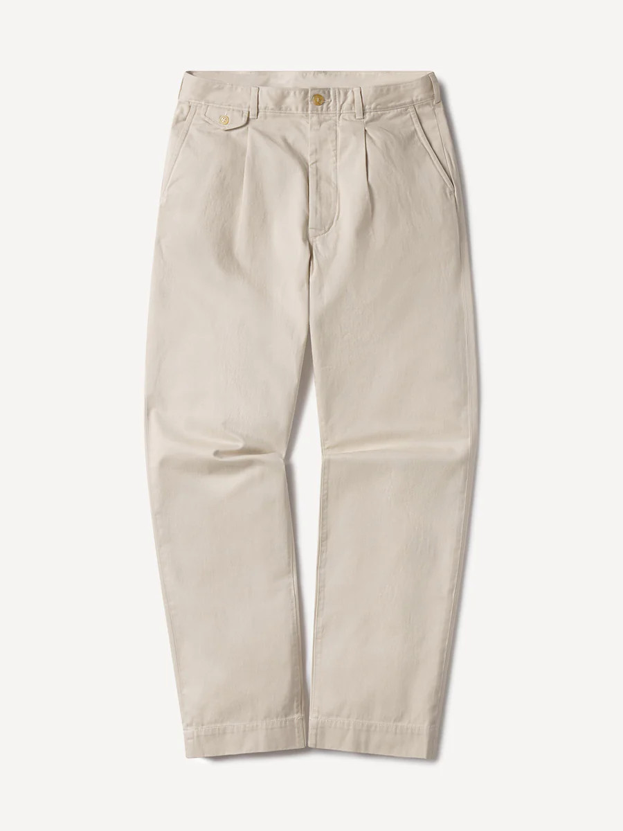 WHITE SANDS SHUTTLE SATEEN LARSEN CARRY ON PANT - Buck Mason- Modern American Classics | Buck Mason