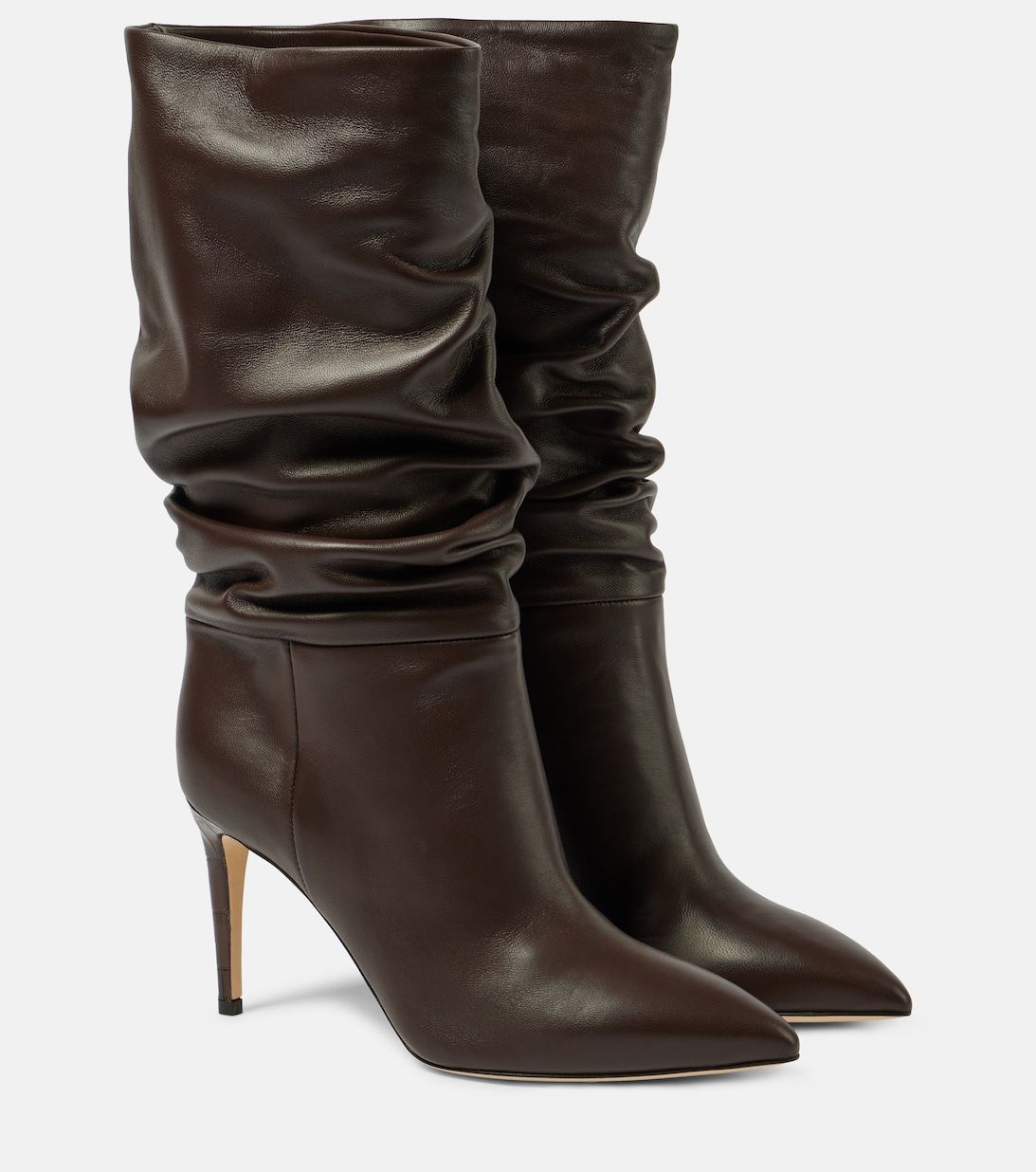 Slouchy leather ankle boots | Mytheresa (UK)