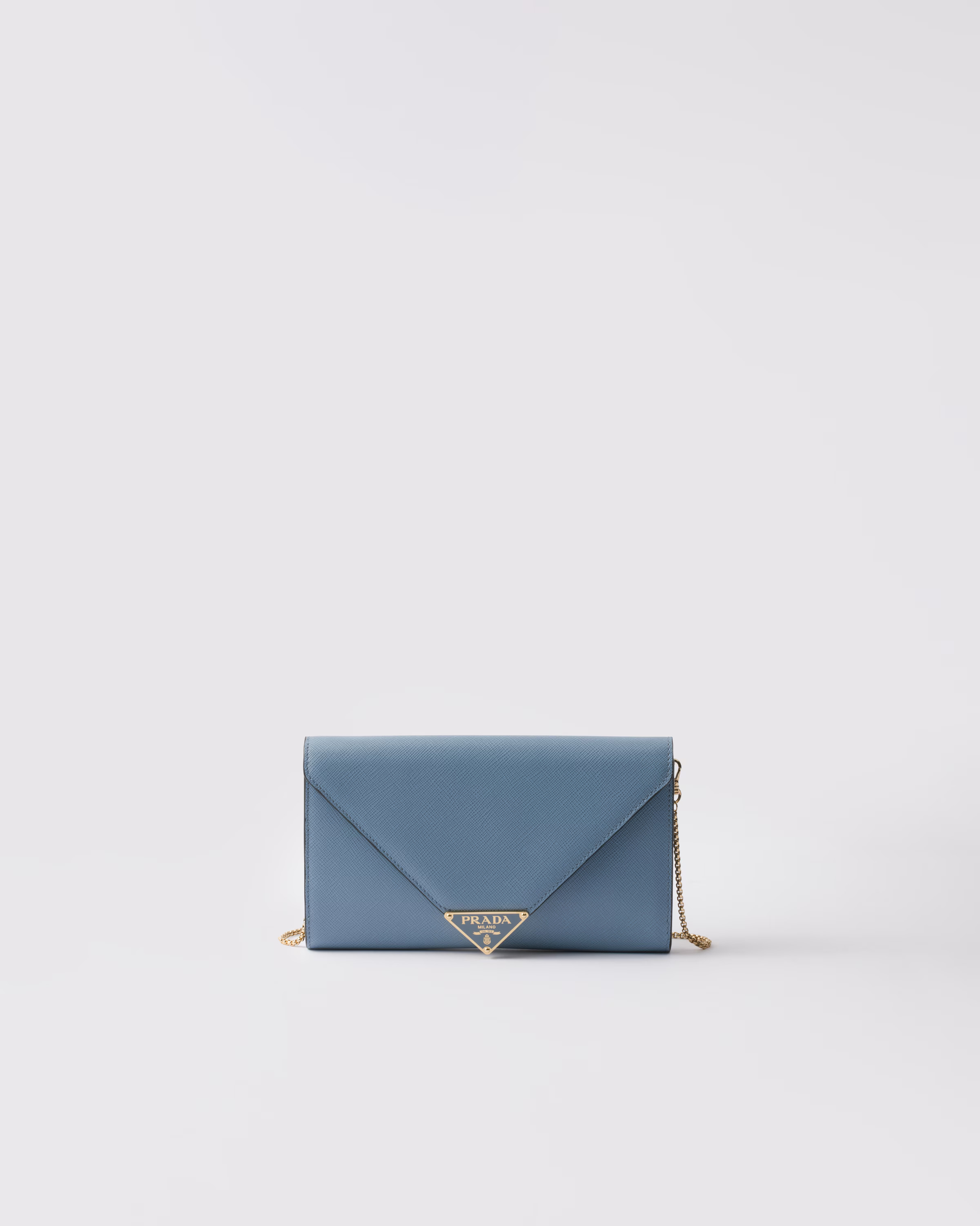 Astral Blue Mini Saffiano Leather Bag | PRADA | Prada US