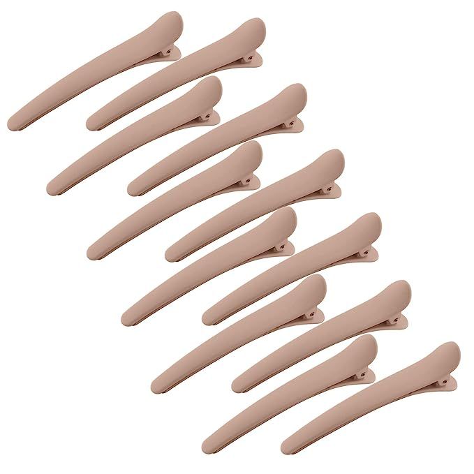 12 PCS Hair Clips for Styling Sectioning, YISSION 3.1 Inch Matte Alligator Hair Clips Hair Barret... | Amazon (US)