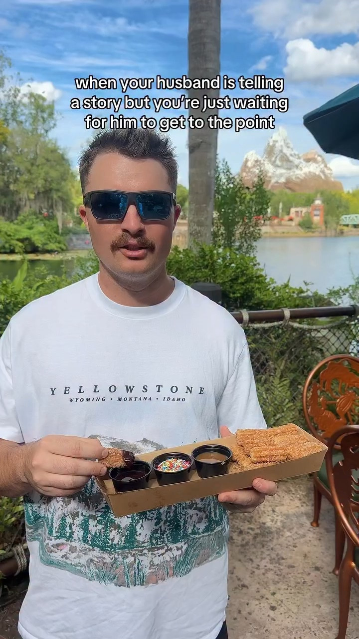 Does anyone else’s husband take forever to explain something and mispronounce everything LOL😂 #trend #zitzakisauce #husbandandwife #marriage #disney