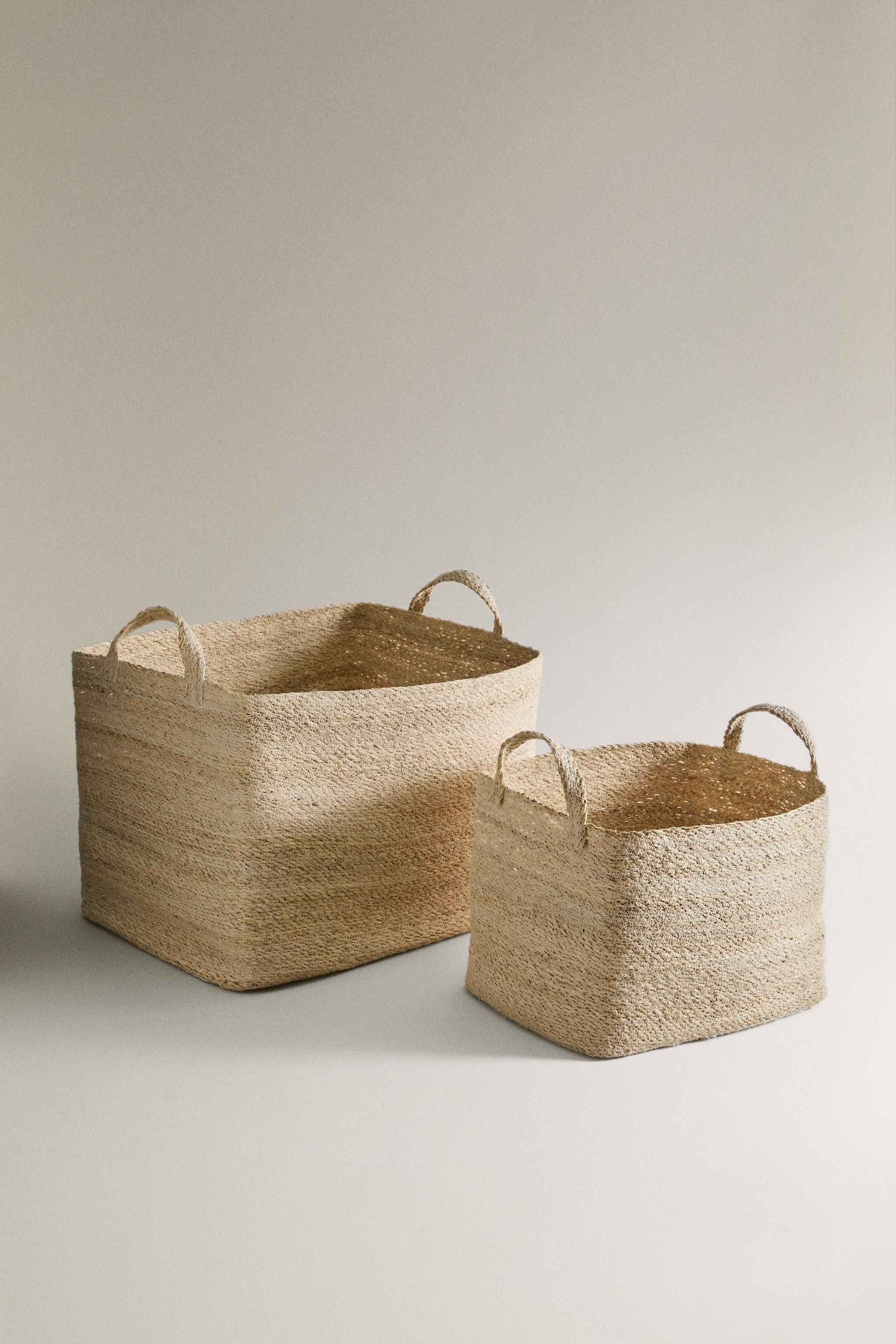 RECTANGULAR SEAGRASS BASKET | Zara US