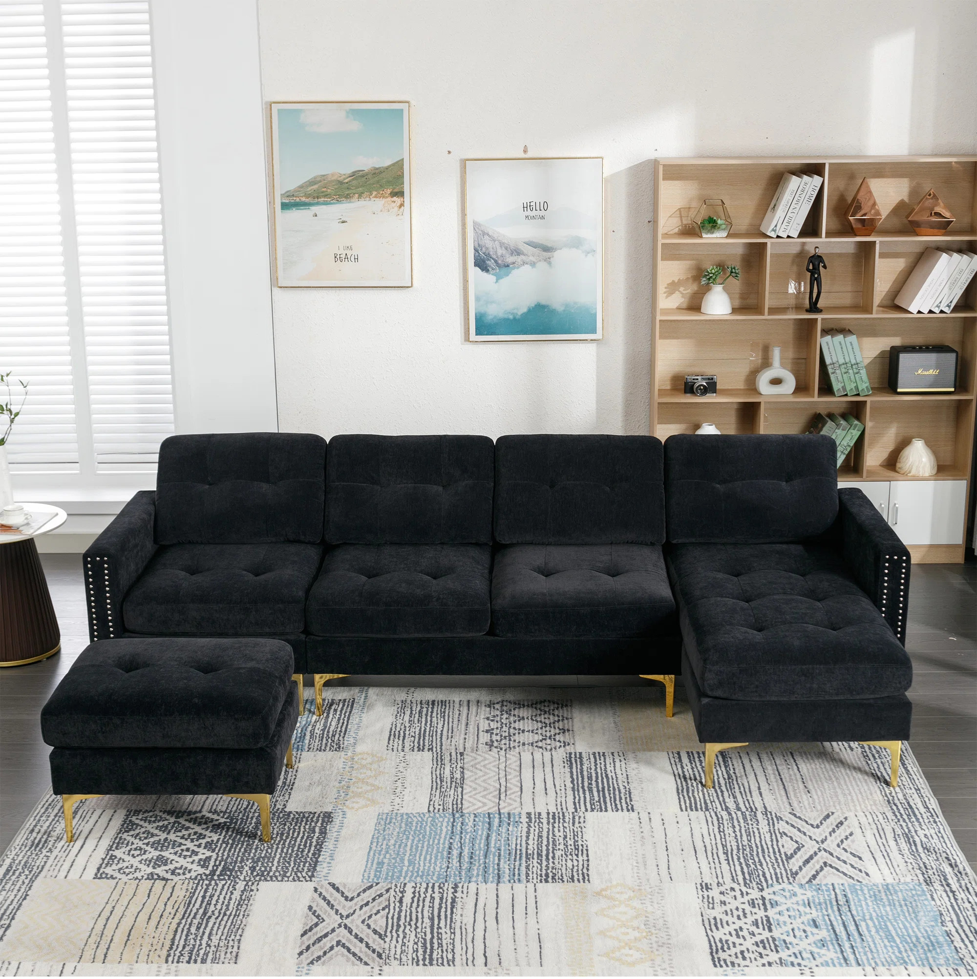 Mayke 111'' Velvet Sofa | Wayfair North America
