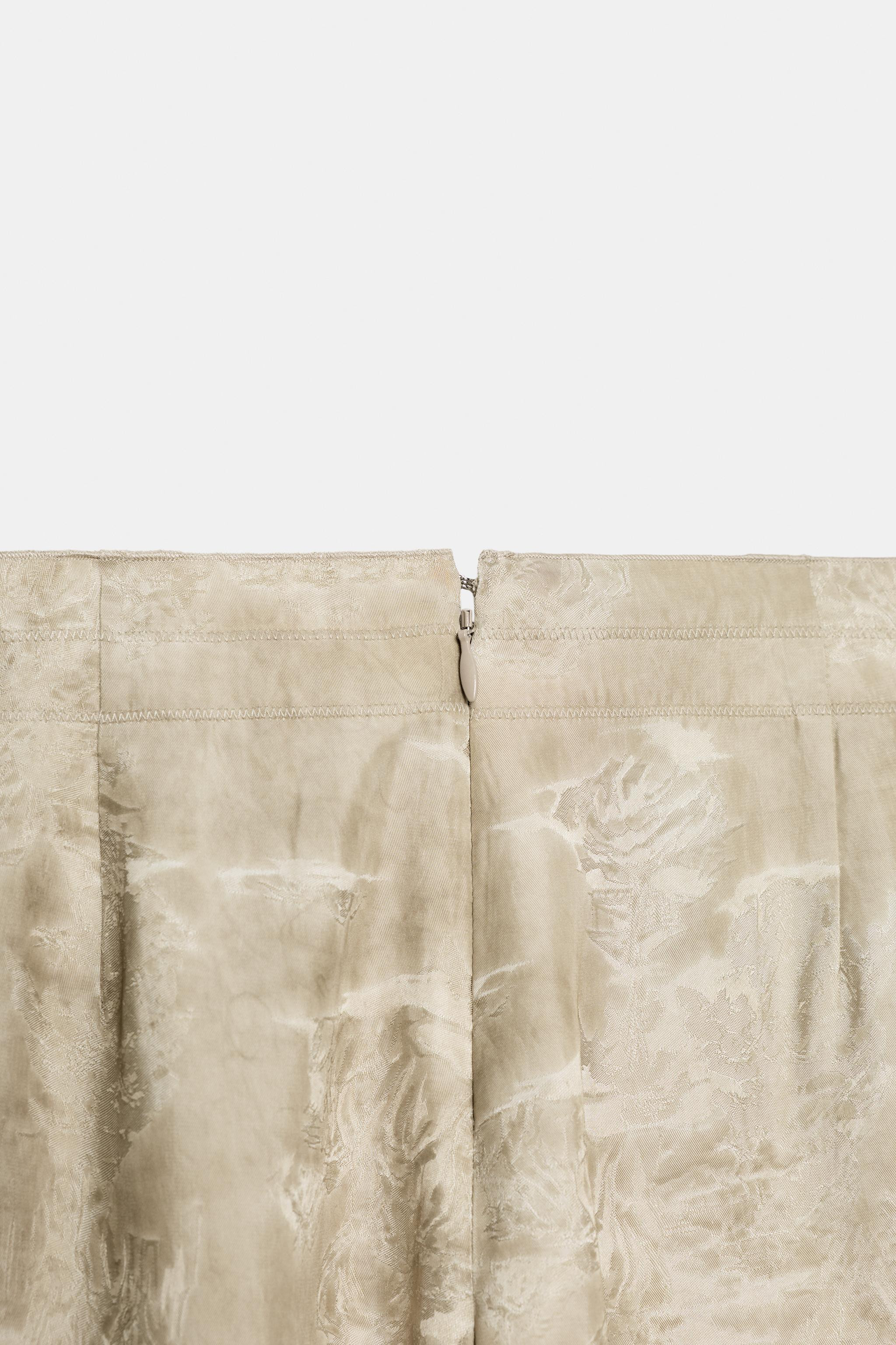 PANTALONI WIDE LEG JACQUARD ZW COLLECTION | Zara IT