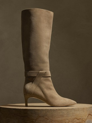 Torri Tall Suede Boot | Banana Republic (US)