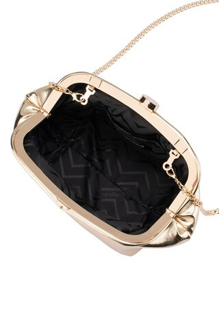 olga berg Tally Metallic Clutch in Gold from Revolve.com | Revolve Clothing (Global)