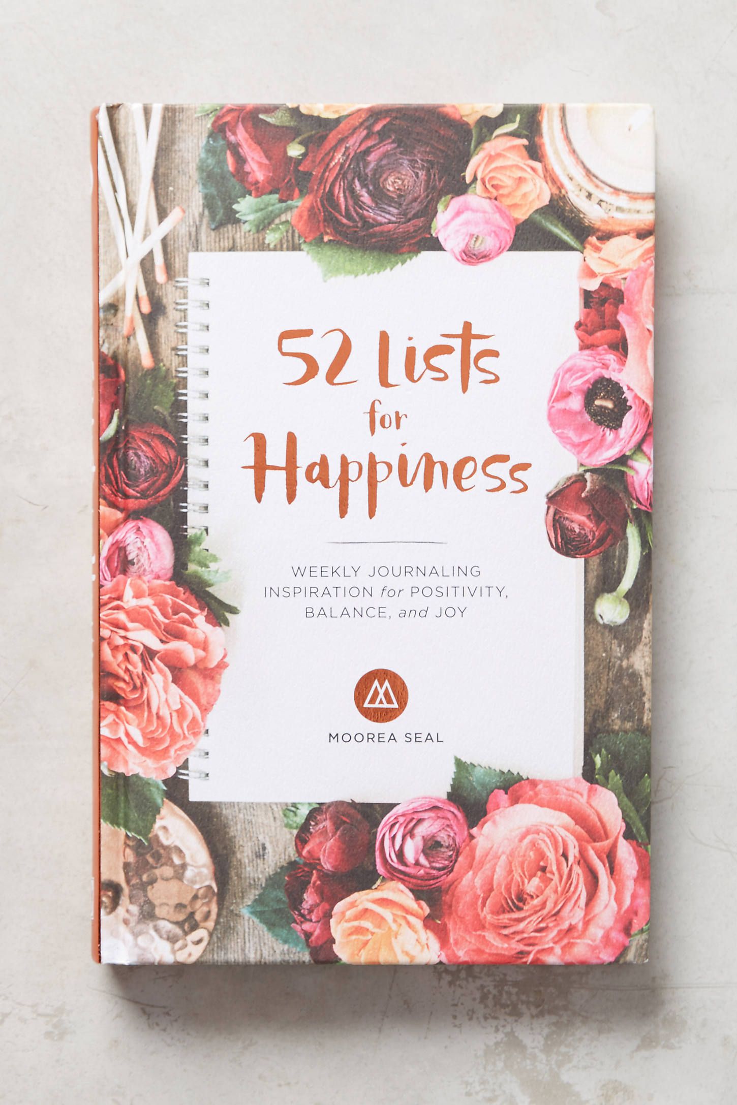 52 Lists for Happiness Journal | Anthropologie (US)