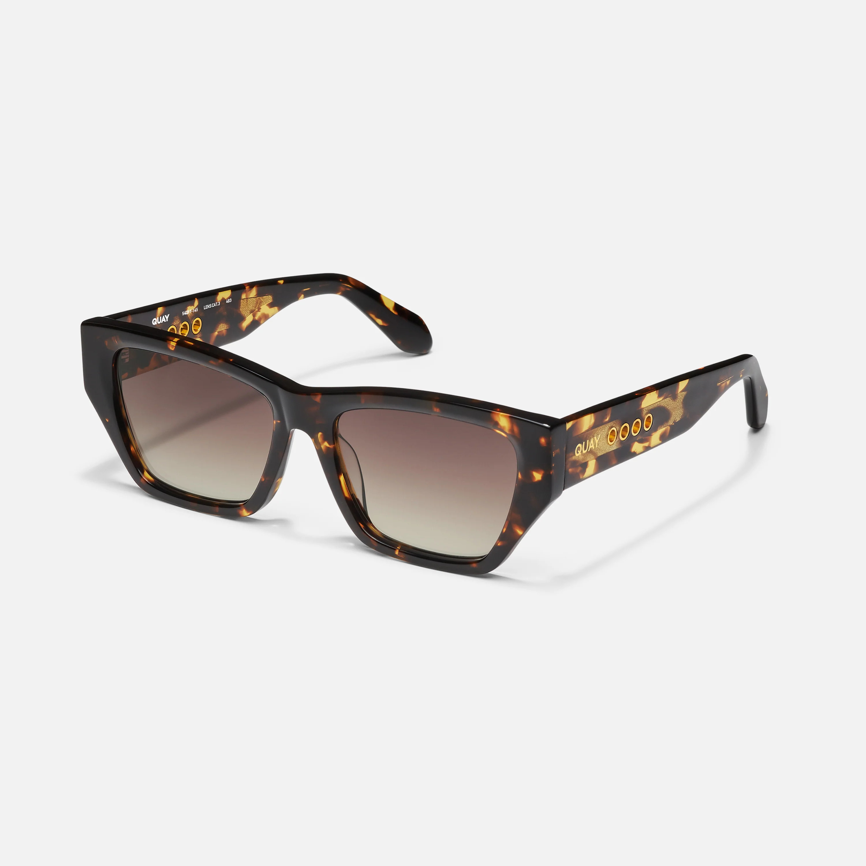 NO APOLOGIES - TORTOISE YELLOW/BROWN | Quay Australia