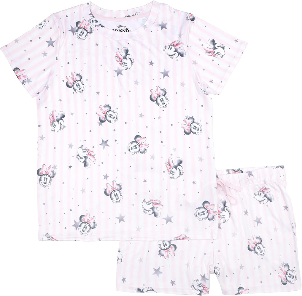 Disney Women's 2-piece Pajama Set, Soft & Comfortable Nightwear for Adults, Top & Bottom Duo | Amazon (US)