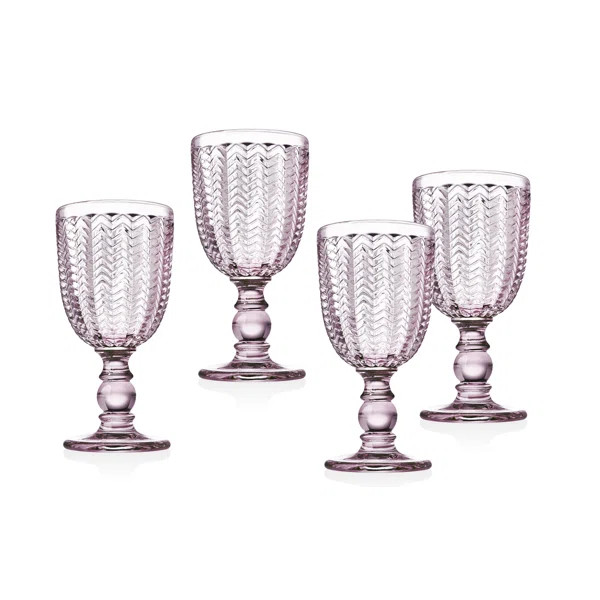 Twill 6 oz. Crystal Goblet (Set of 4) | Wayfair North America