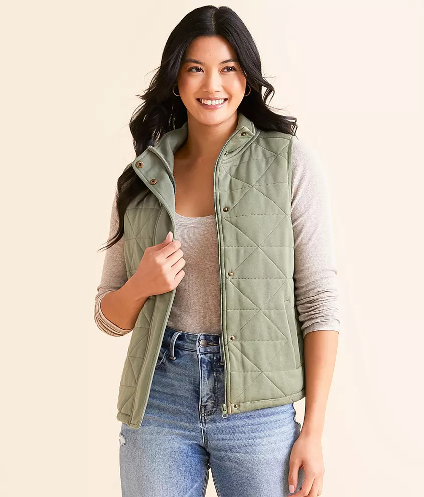 Quilted Vest | Buckle