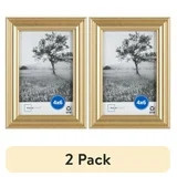 (2 pack) Mainstays – 4x6 Picture Frame – Gold Traditional Program Tabletop Photo Frame | Walmart (US)