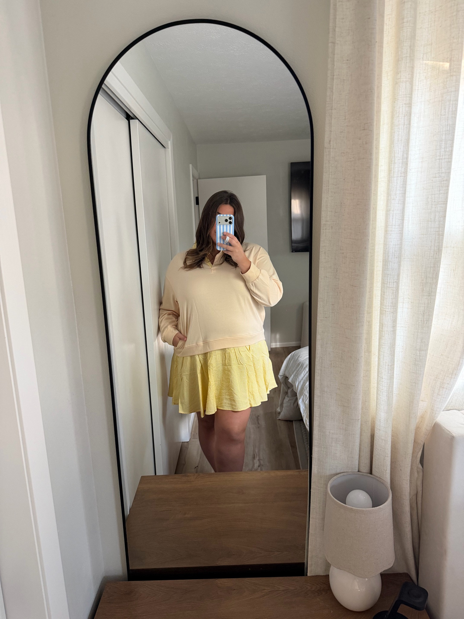 5X (normally 2X definitely size up)

#LTKBump #LTKPlusSize #LTKMidsize
