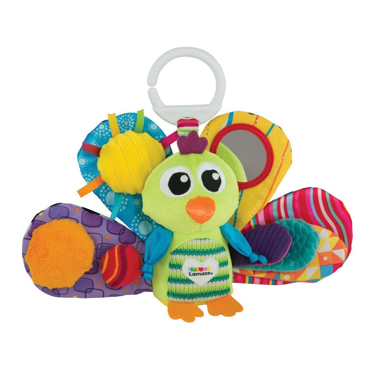 Lamaze Clip & Go Jacques the Peacock Sensory Development Baby Toy | Target