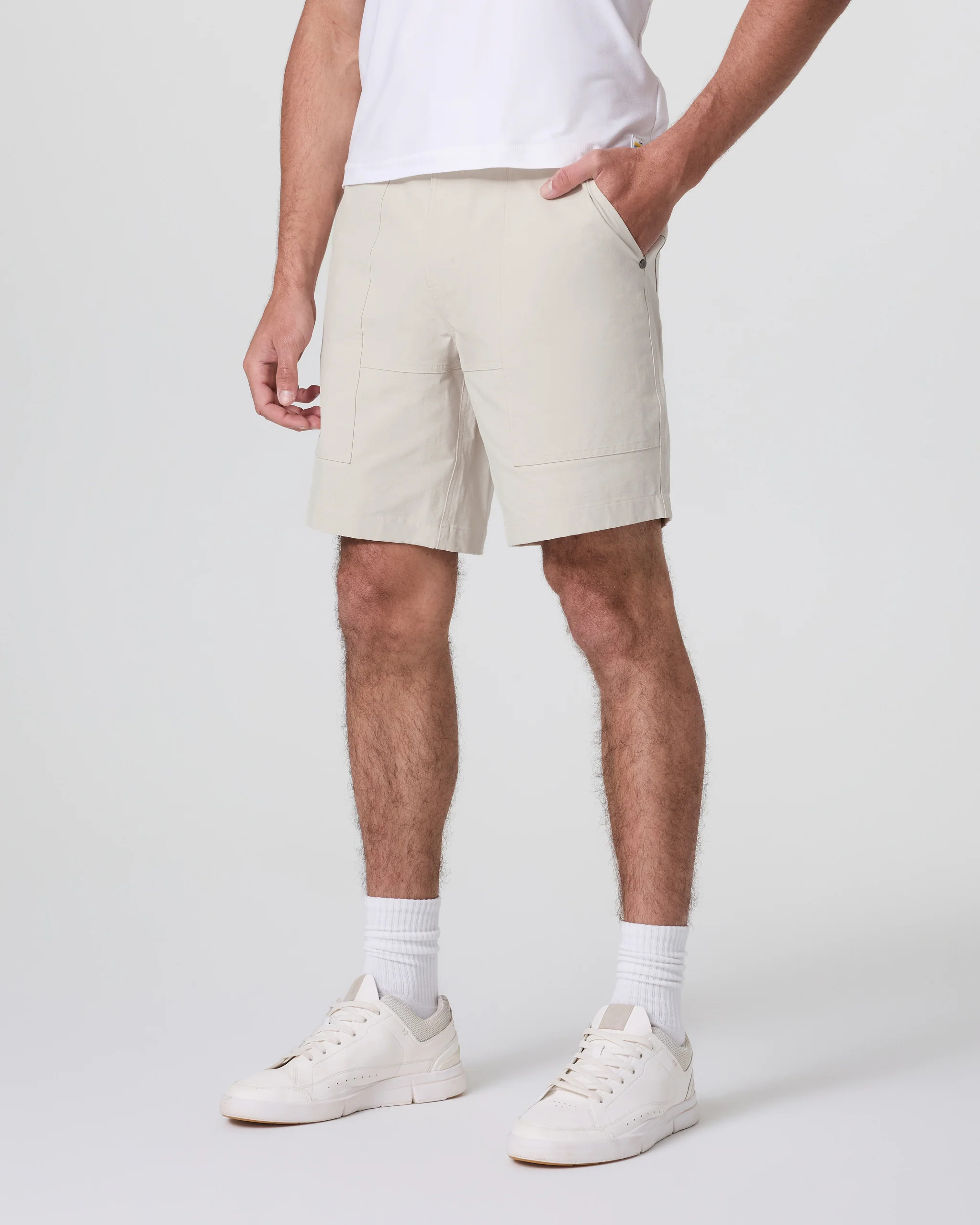 Barren Short – Men's Oatmeal Outdoor Shorts – Vuori | Vuori Clothing (US & Canada)
