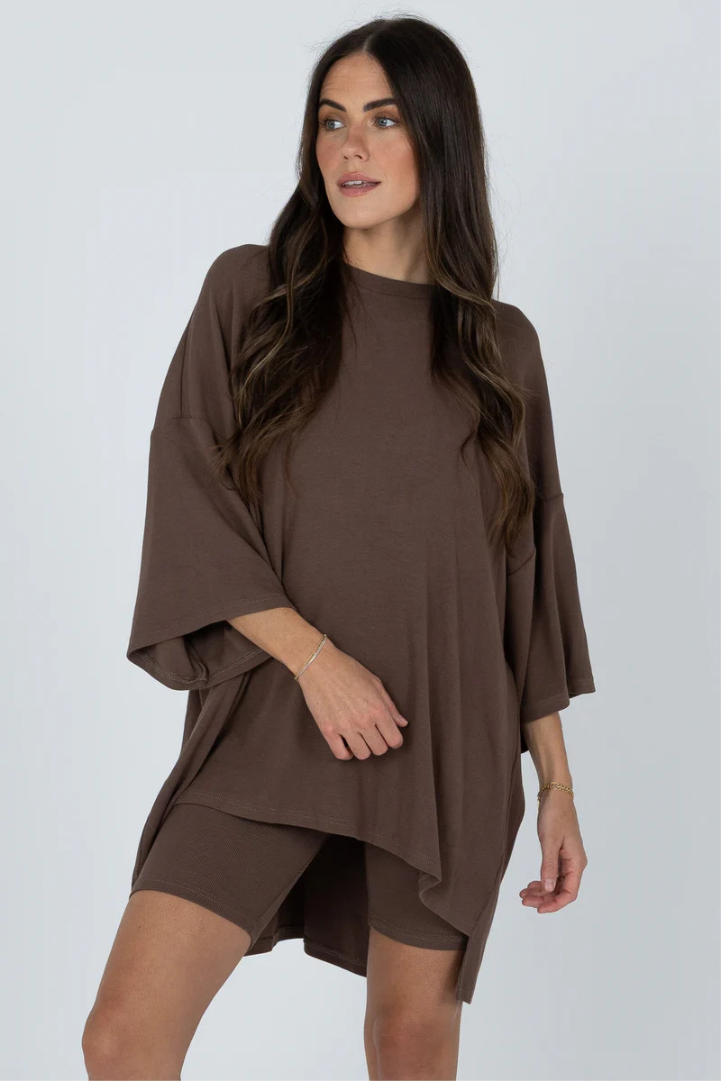 All Weekend Long Set Espresso | The Foxy Kind