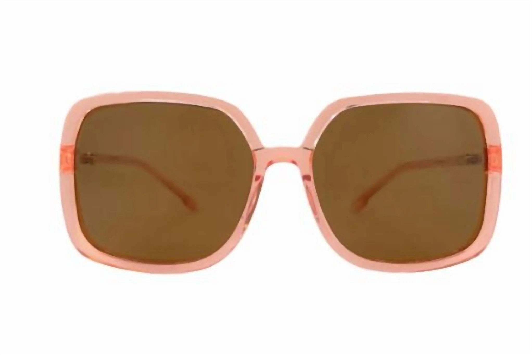 Women's Janis Sunglasses In Translucent Pink | Shop Simon