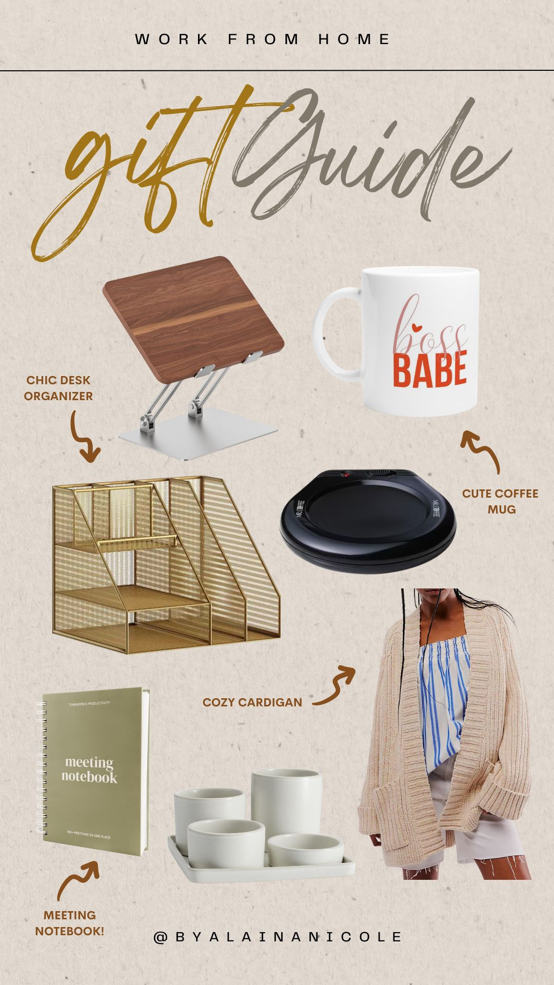 Gift guide for the ones that work from home! Gift guide, gifts for her, gift ideas. 

 #LTKGiftGuide #LTKHoliday #LTKHome