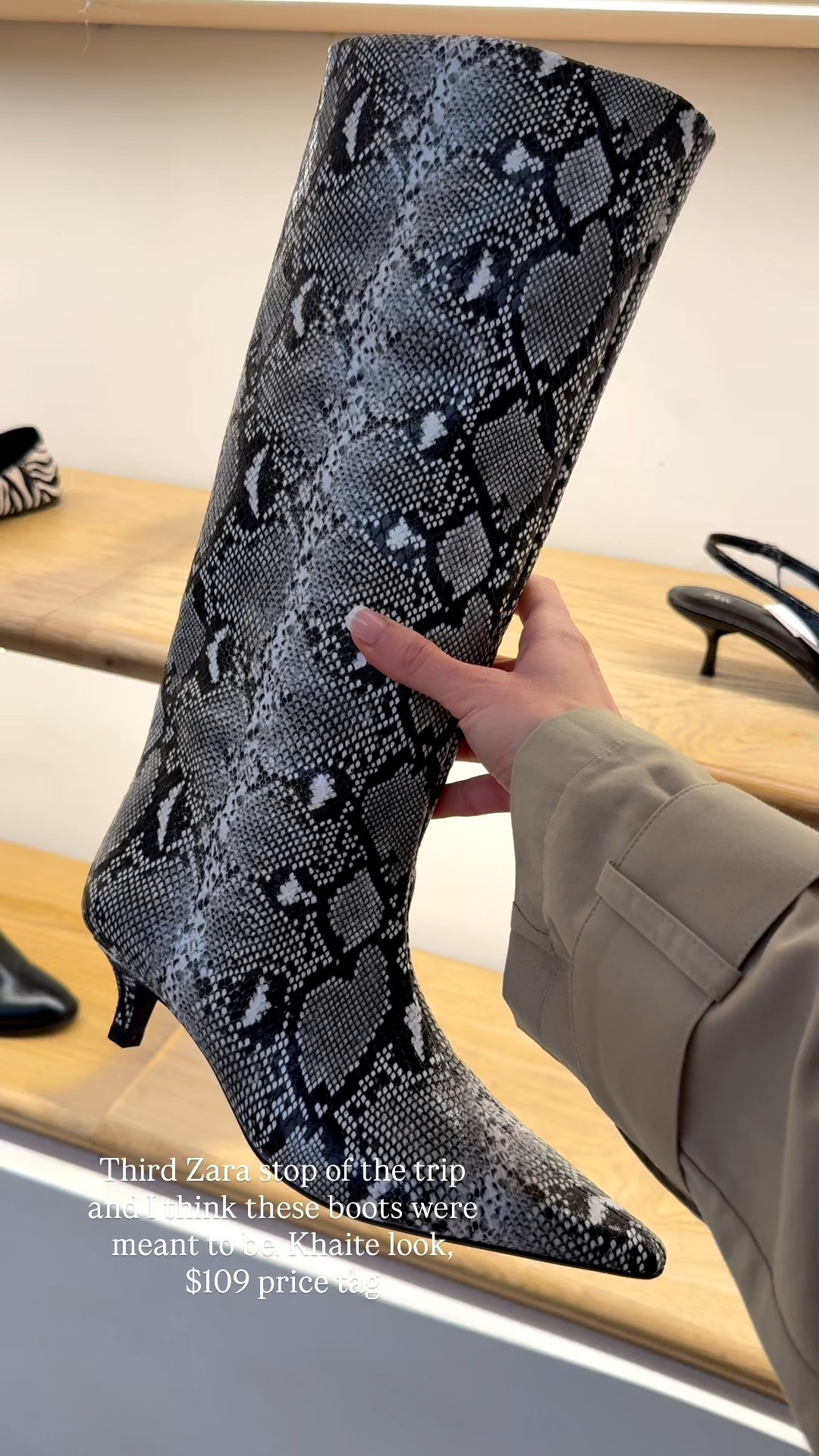 Zara boots for fall and winter 