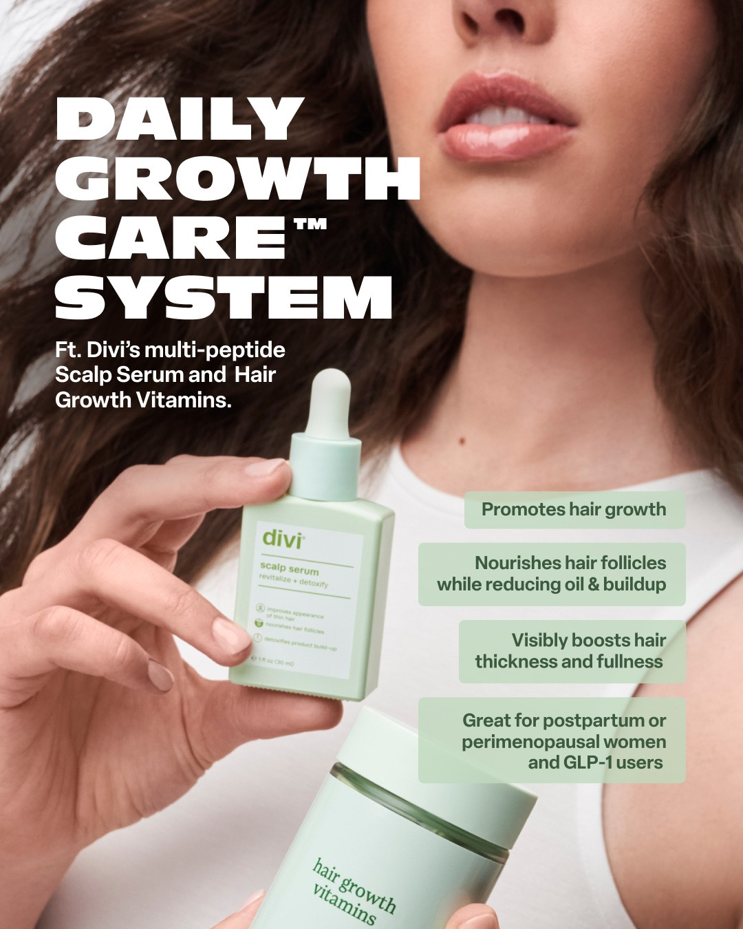 use code SMALLTOWN for 20% off Divi’s new system or anything else on their site! I have LOVED the scalp serum for more than two years!
