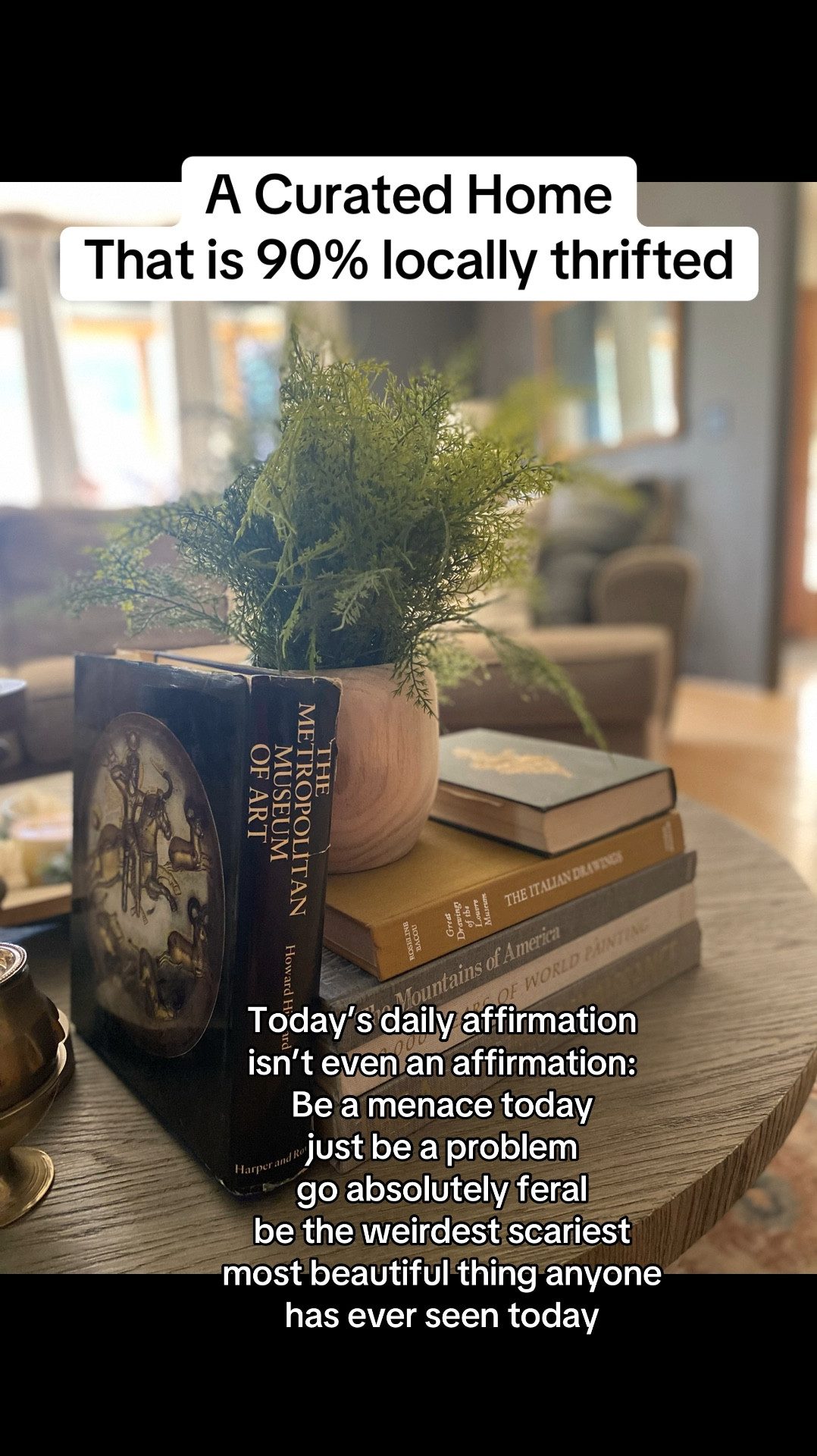 I like to splurge on Large items like mirrors and rugs so I thrift often to see what discarded pieces are available. My home is eclectic mix of all things but above all it is comfortable. Still a Work In Progress! The Anthropologie Gleaming Primrose Mirror was my favorite splurge and I watched for their sales by subscribing to alerts. Worth every cent and currently discounted for 💗

#LTKHome #LTKOver40 #LTKMostLoved