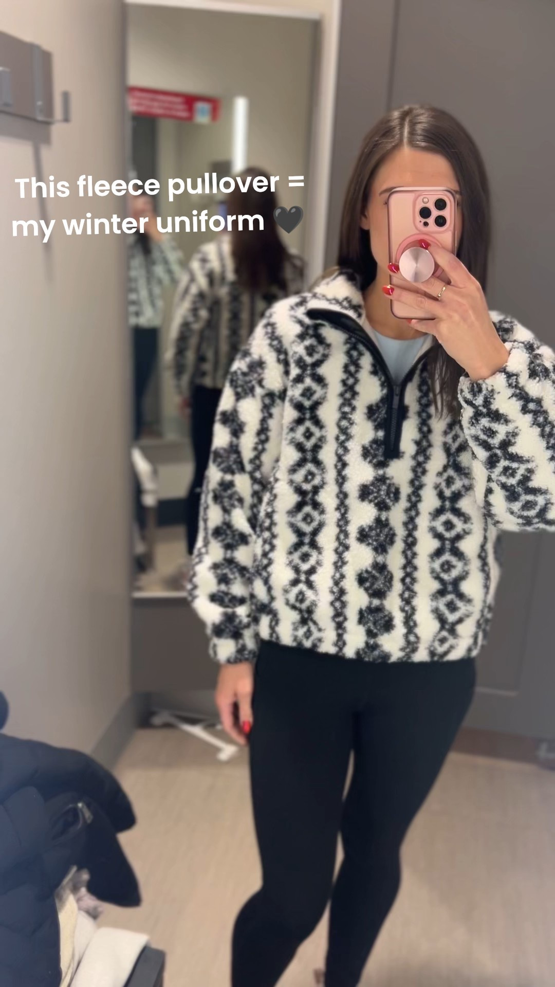 Target did it again 🤍 the softest fleece pullover. 

#LTKFindsUnder50 #LTKootd #LTKdayinmylife